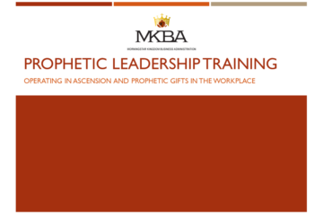 Prophetic Leadership Training