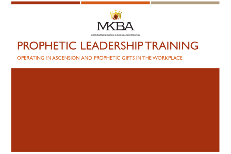 Prophetic Leadership Training